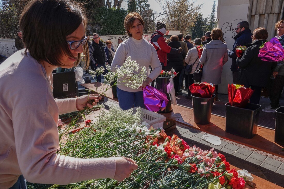 Miles de personas se han dado cita este sábado, como cada 9 de febrero, en el convento de los frailes Capuchinos,