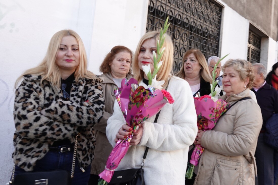 Miles de personas se han dado cita este sábado, como cada 9 de febrero, en el convento de los frailes Capuchinos,