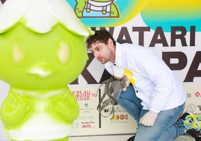Imagen secundaria 1 - Pintando un Watari Kappa gigante, en Macao 