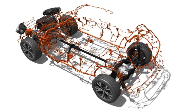 Por el interior de un Seat Ateca hay 1.350 cables, un complejo entramado de más de 2,2 kilómetros.