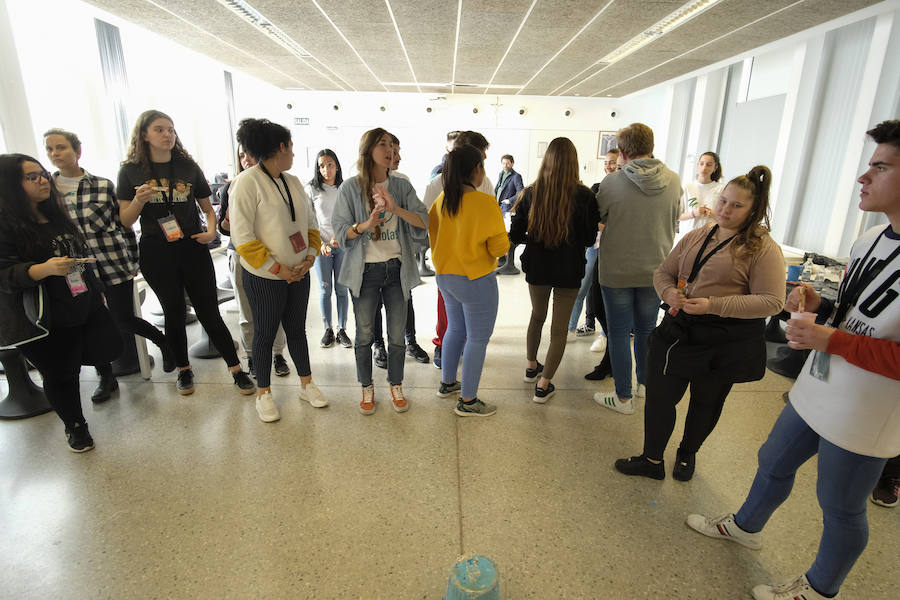 Las jornadas de Scholas Ciudadanía, que se celebra por primera vez en Granada, ha superado todas las expectativas por la alta participación y el trabajo de los estudiantes. El proyecto, que ya ha viajado por América Latina, Asia y parte de Europa, intenta que los estudiantes granadinos de las once instituciones públicas y privadas que han participado, analicen y propongan soluciones para los problemas que les afectan de manera más directa.
