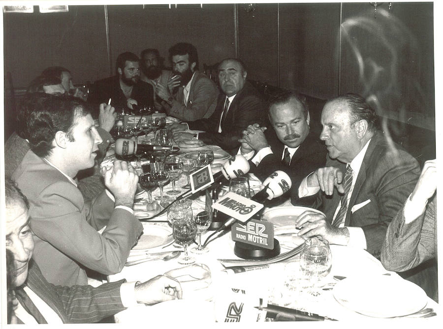 Junto a Manuel Fraga en Granada