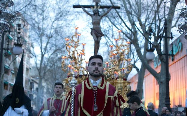 Comitiva e imagen de los Escolapios