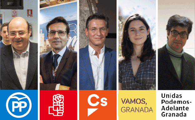 Conoce candidatos alcaldía de Granada: cuatro hombres y una mujer