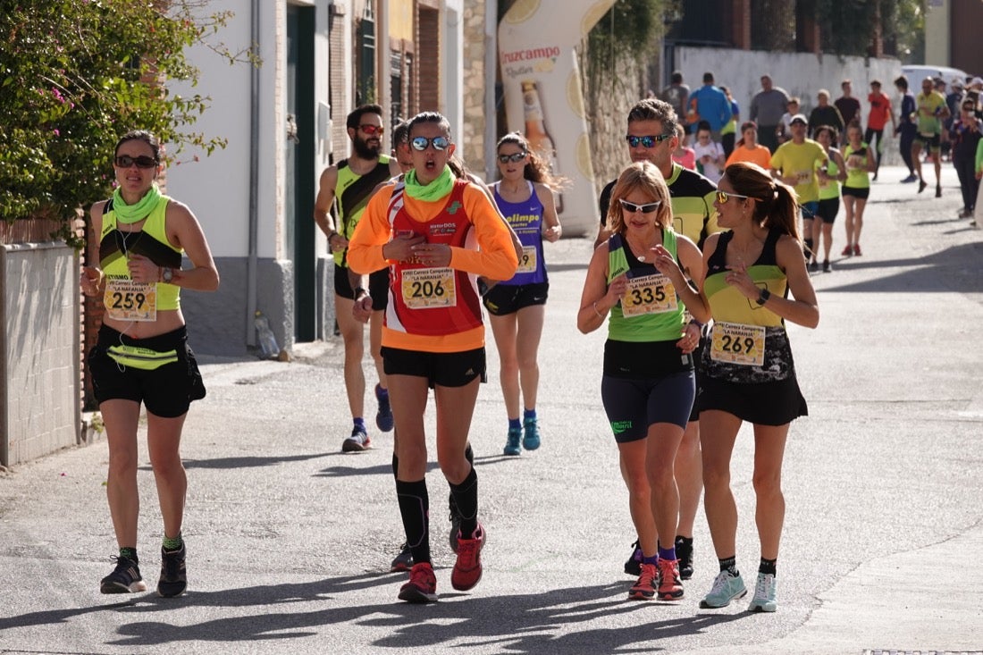 El Valle de Lecrín acoge una modesta carrera con 350 participantes entre corredores absolutos, senderistas y chiquillos