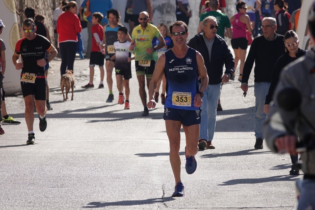 El Valle de Lecrín acoge una modesta carrera con 350 participantes entre corredores absolutos, senderistas y chiquillos