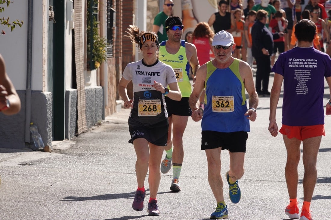 El Valle de Lecrín acoge una modesta carrera con 350 participantes entre corredores absolutos, senderistas y chiquillos