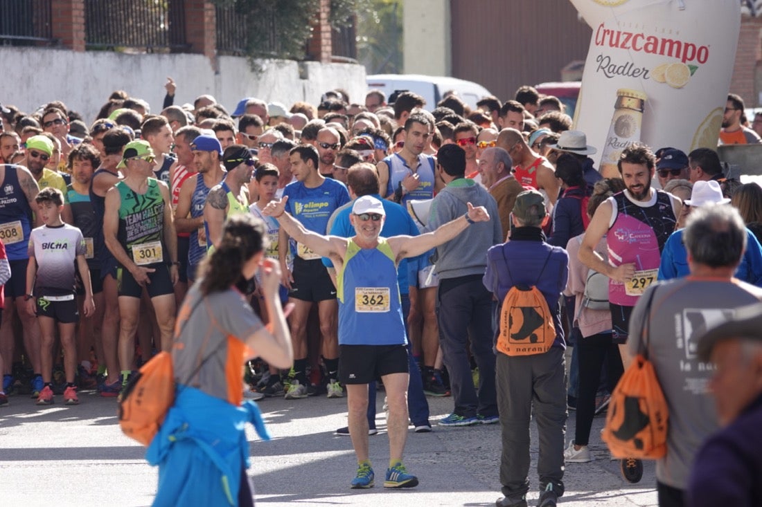 El Valle de Lecrín acoge una modesta carrera con 350 participantes entre corredores absolutos, senderistas y chiquillos