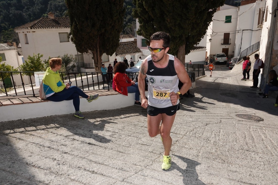 El Valle de Lecrín acoge una modesta carrera con 350 participantes entre corredores absolutos, senderistas y chiquillos