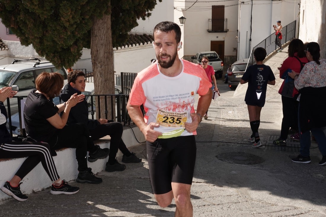 El Valle de Lecrín acoge una modesta carrera con 350 participantes entre corredores absolutos, senderistas y chiquillos