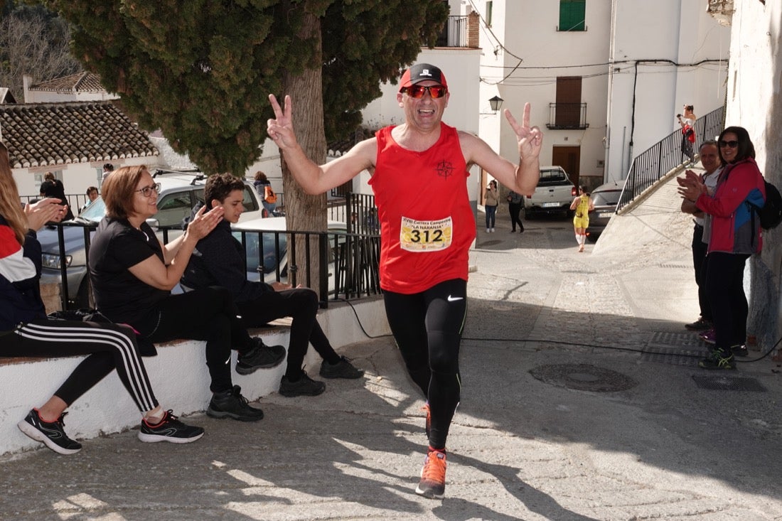 El Valle de Lecrín acoge una modesta carrera con 350 participantes entre corredores absolutos, senderistas y chiquillos