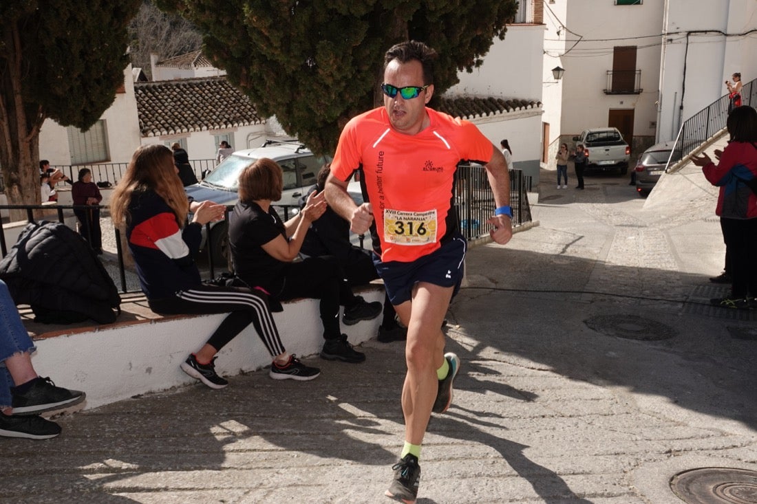 El Valle de Lecrín acoge una modesta carrera con 350 participantes entre corredores absolutos, senderistas y chiquillos