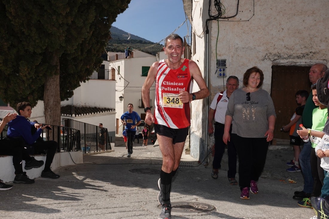 El Valle de Lecrín acoge una modesta carrera con 350 participantes entre corredores absolutos, senderistas y chiquillos