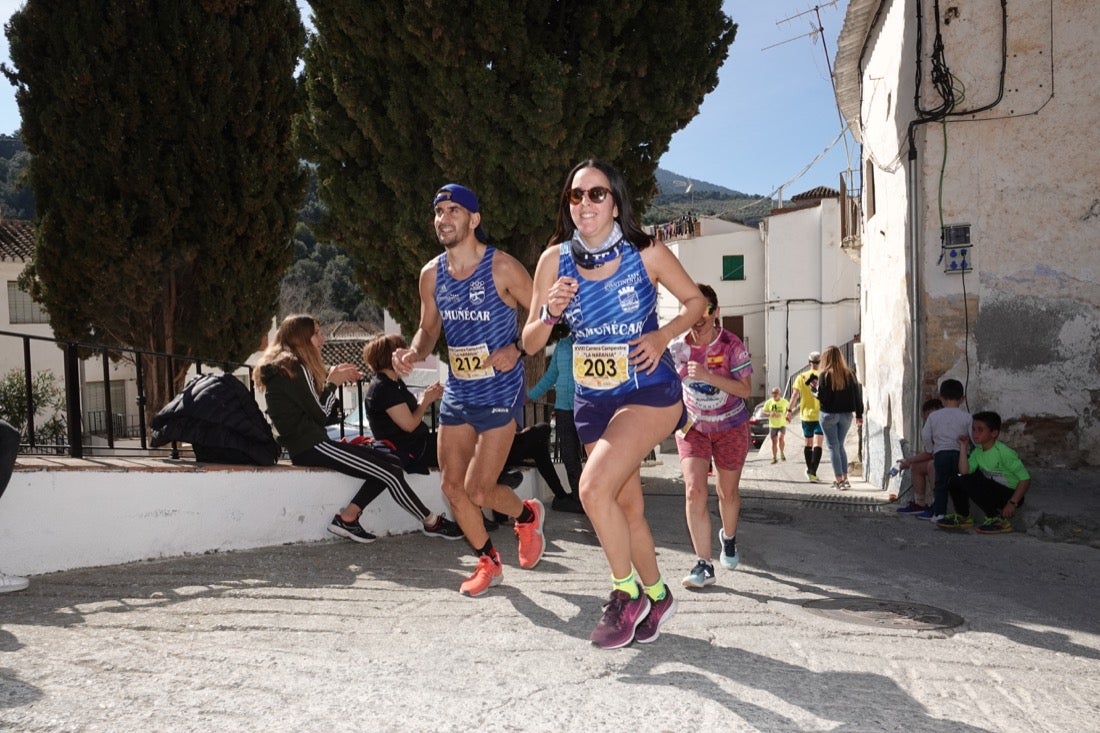 El Valle de Lecrín acoge una modesta carrera con 350 participantes entre corredores absolutos, senderistas y chiquillos