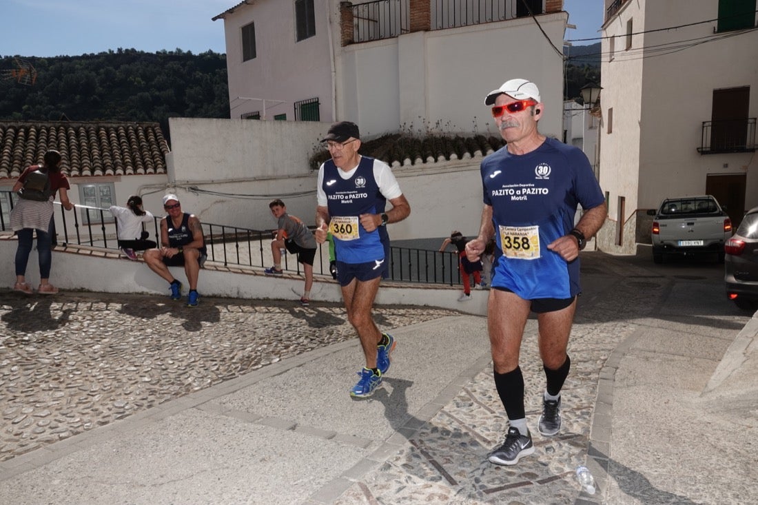 El Valle de Lecrín acoge una modesta carrera con 350 participantes entre corredores absolutos, senderistas y chiquillos