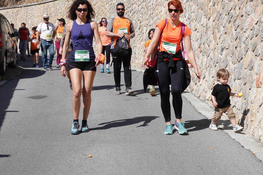 El Valle de Lecrín acoge una modesta carrera con 350 participantes entre corredores absolutos, senderistas y chiquillos