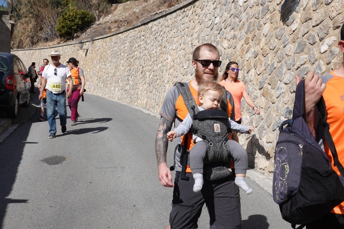 El Valle de Lecrín acoge una modesta carrera con 350 participantes entre corredores absolutos, senderistas y chiquillos