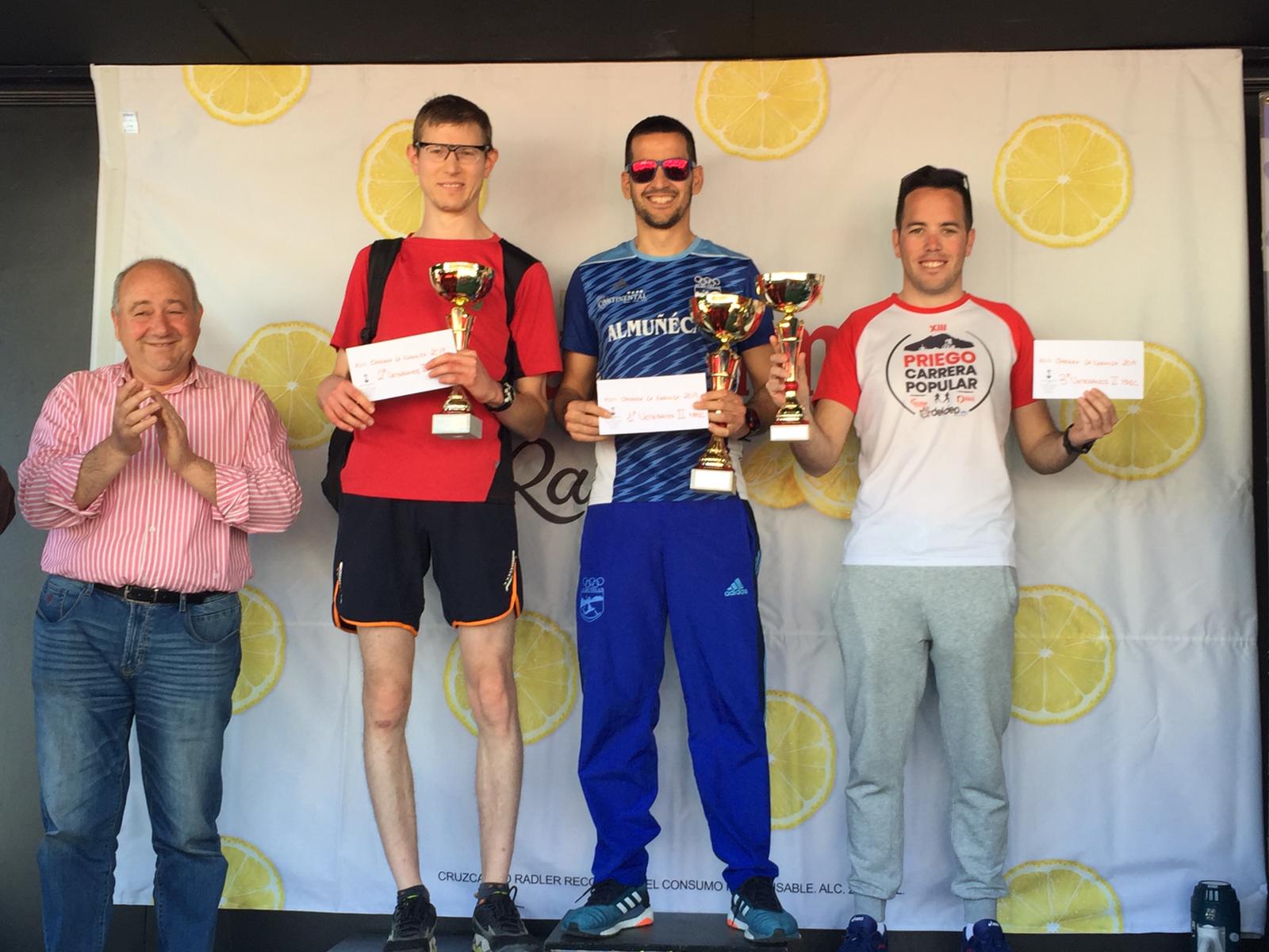 El Valle de Lecrín acoge una modesta carrera con 350 participantes entre corredores absolutos, senderistas y chiquillos