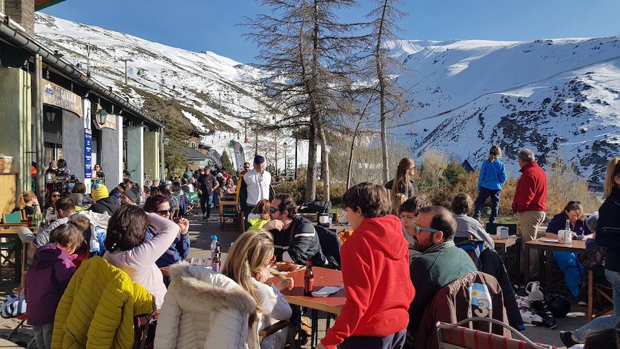 9.000 esquiadores el 28 de febrero y más de un 80% de ocupación hasta el domingo