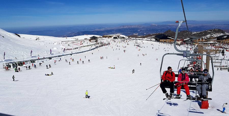 9.000 esquiadores el 28 de febrero y más de un 80% de ocupación hasta el domingo