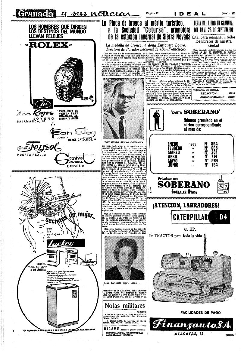 En la red de Mujeres del Zaidín saben bien lo que han luchado para ser indpendientes. «ací para obedecer», cuenta una de ellas, hasta que se rebeló. Las páginas de IDEAL de la década de los años sesenta reflejan en sus publicidades el ambiente de la época y la imagen de la mujer de entonces.