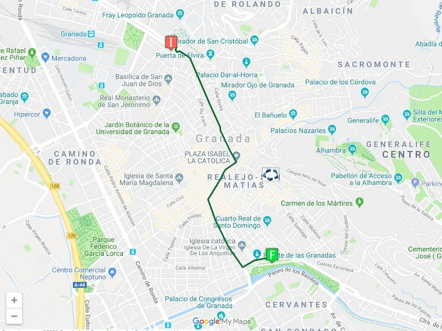 Todos los cortes de tráfico en Granada para el jueves y el viernes por las manifestaciones del 8M
