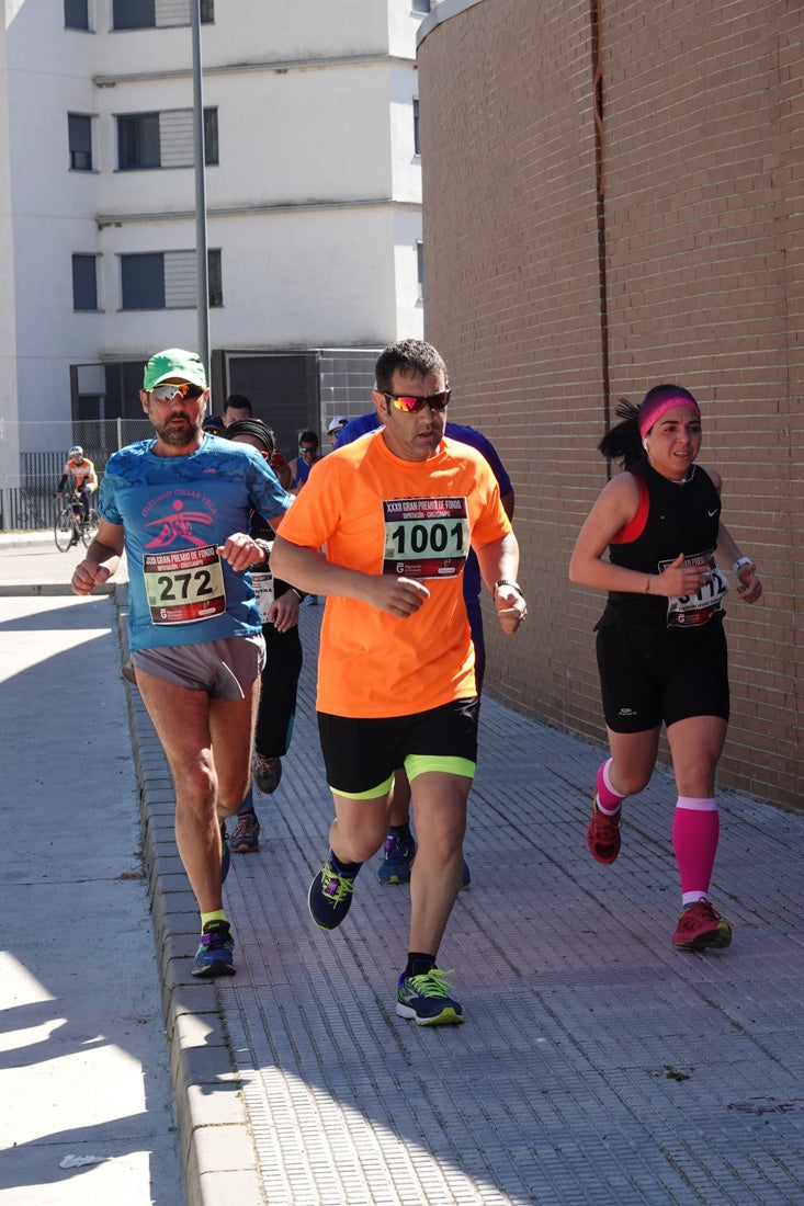 El reguero de atletas es amplio. Las piernas pesan en algunos momentos pero el objetivo de llegar a meta se mantiene. Si has participado en la carrera de fondo de Loja, prueba suerte a ver si te hemos retratado a lo largo del recorrido.