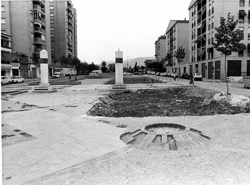 Obras de urbanización de la Circunvalación de la Encina.