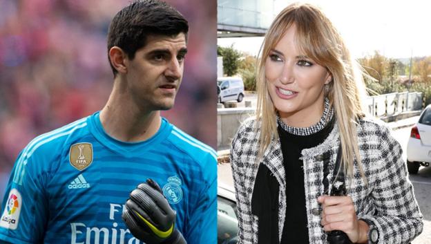 Thibaut Courtois y Alba Carrillo, una pareja rota antes de empezar.