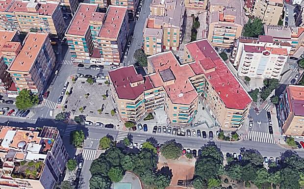 Zona del Zaidín donde estará la calle