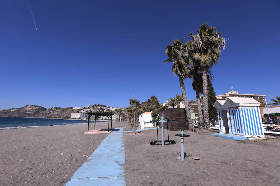 Con más arena que nunca, los municipios adelantan el arreglo del litoral ante un sector turístico que demanda ya servicios todo el año