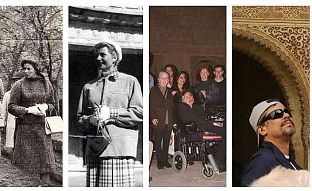 Imagen. Famosos maravillados por la Alhambra de Granada.