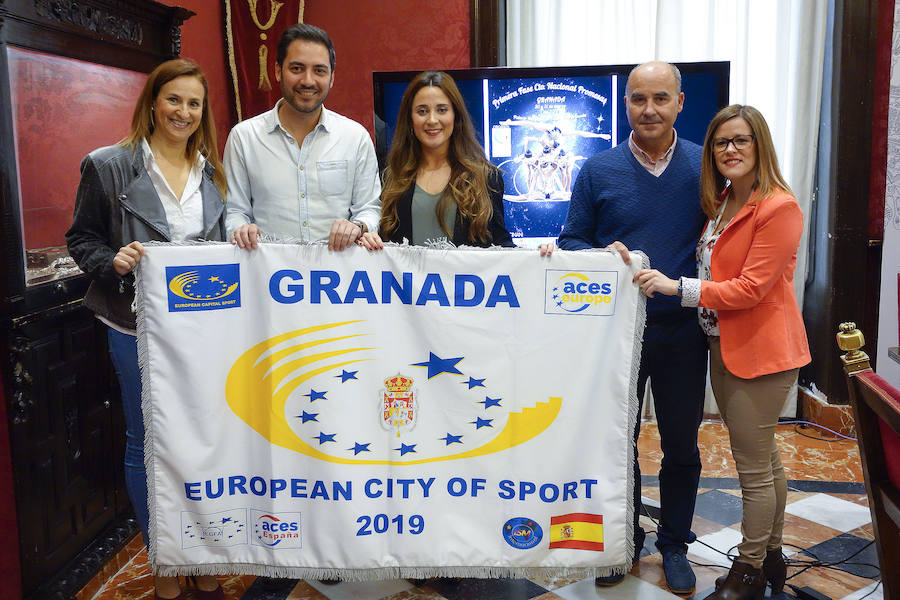 Acto de presentación del Circuito Andaluz de gimnasia rítmica. 