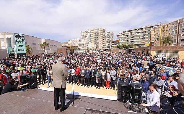Concentración en la Plaza de la Coronación