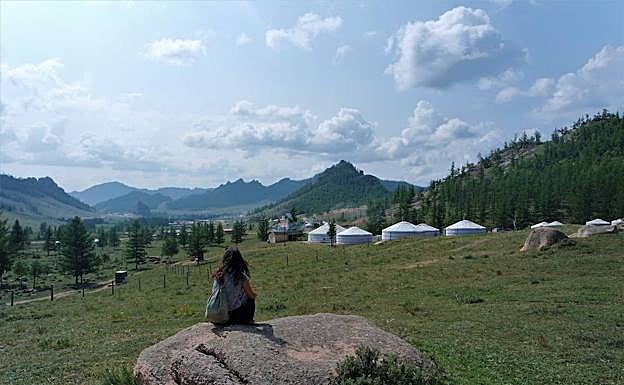 Imagen. 'La Cosmopolilla', en Mongolia.