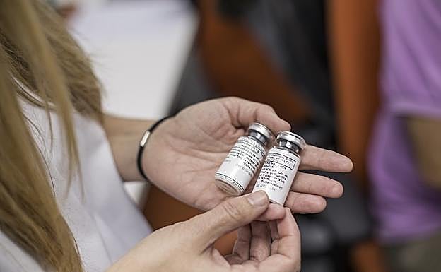 Dosis de heroína legal del laboratorio del Hospital Virgen de las Nieves de Granada.