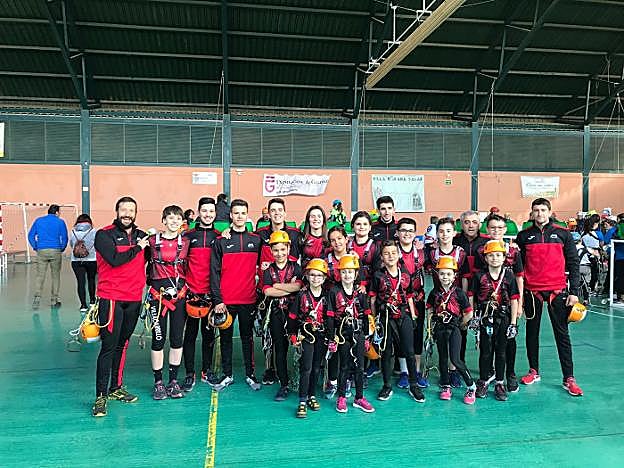 Los integrantes del Grupo de Espeleología de Villacarrillo. l