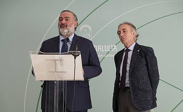 Pablo García e Indalecio Sánchez-Montesinos, en rueda de prensa