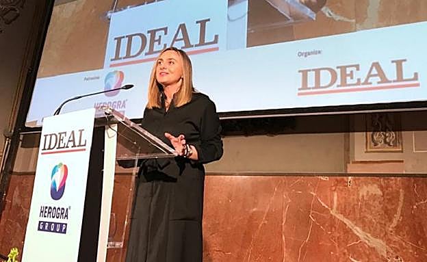 Marifrán Carazo, durante su ponencia