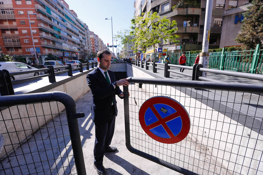 En esta galería de imágenes puedes descubrir cómo es el túnel del metro que hay en Camino de Ronda y que pocos conocen