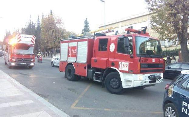 Un hombre resulta herido en un incendio en su casa de Jaén