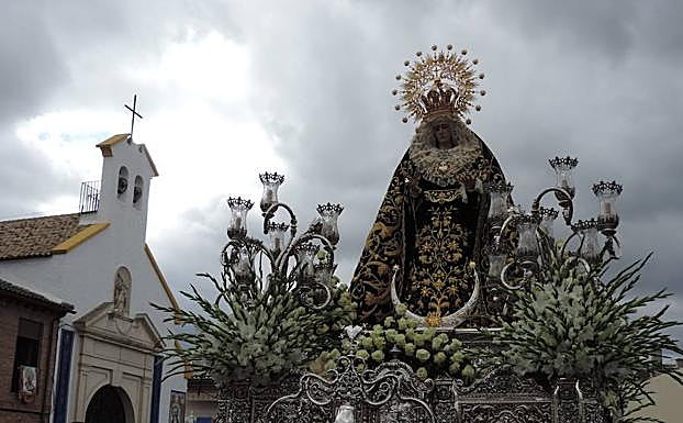 La Virgen del Espino pudo con la lluvia