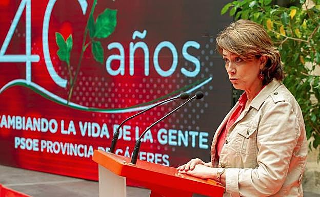 El PP pide que se suspenda un acto de memoria del PSOE al que asiste el lunes la ministra Delgado