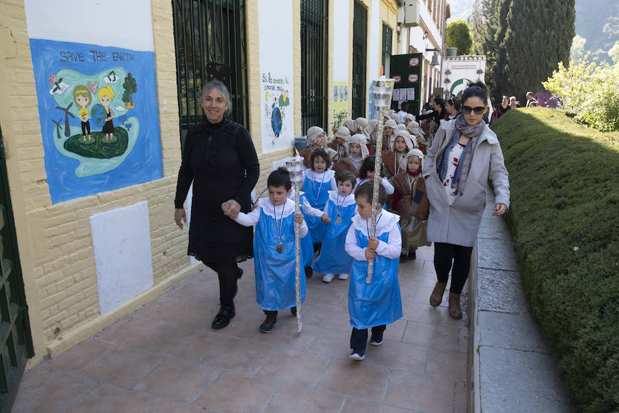 La cita cofrade infantil de este barrio fue muy participativa