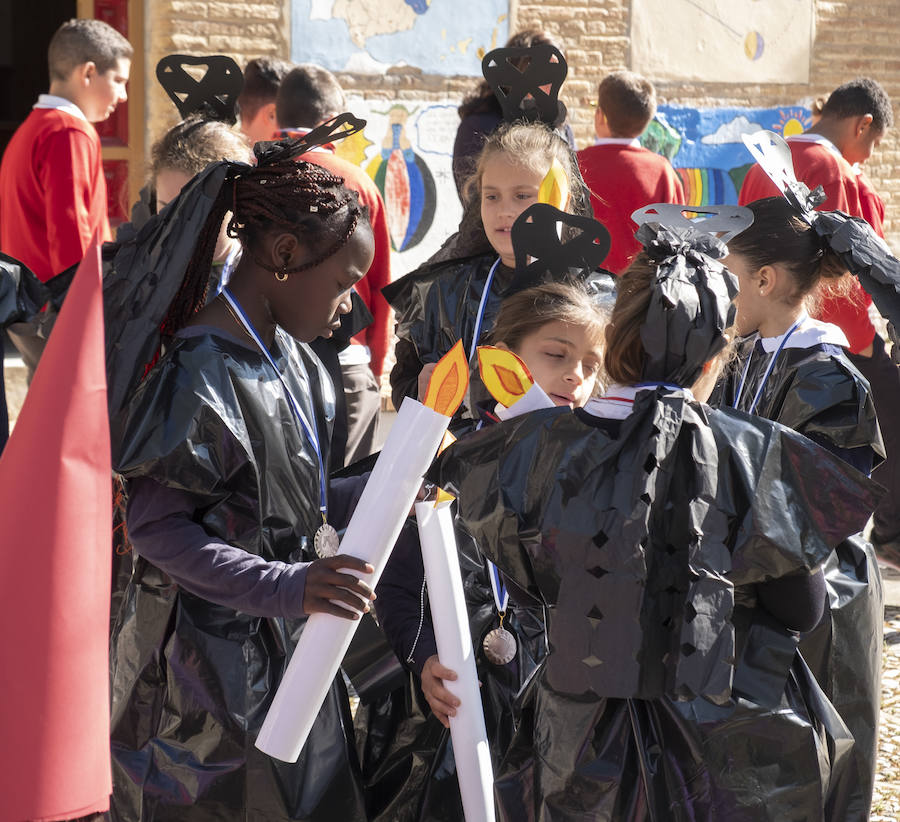 La cita cofrade infantil de este barrio fue muy participativa