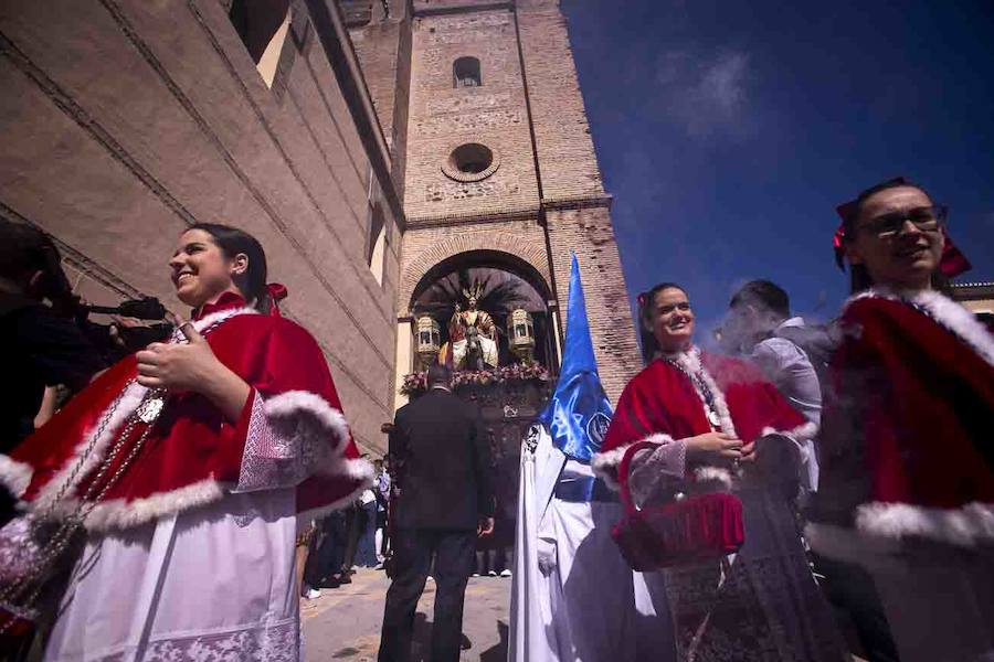 La procesión ha sido la primera en salir en la Semana Santa local