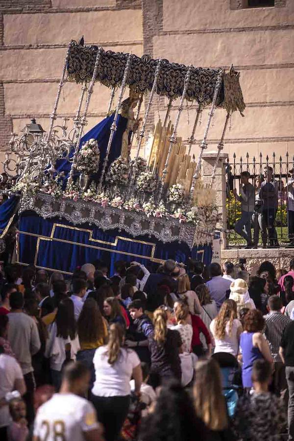 La procesión ha sido la primera en salir en la Semana Santa local