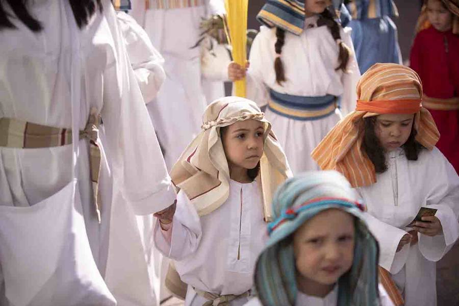 La procesión ha sido la primera en salir en la Semana Santa local