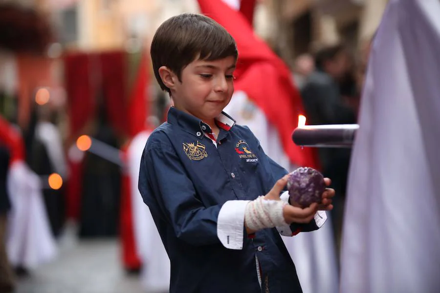 La Oración en el Huerto fue la última cofradía en iniciar su estación de penitencia en un Domingo de Ramos que salió a pedir de boca