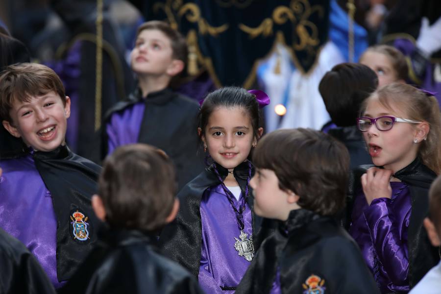 La Oración en el Huerto fue la última cofradía en iniciar su estación de penitencia en un Domingo de Ramos que salió a pedir de boca